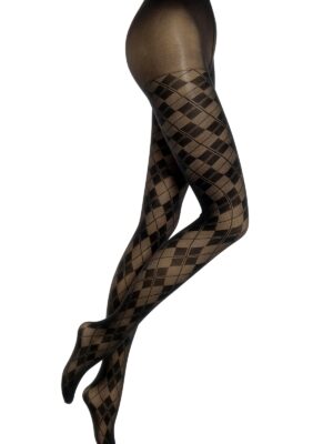 Hlačne nogavice z vzorcem 40 den - Fantasy  181