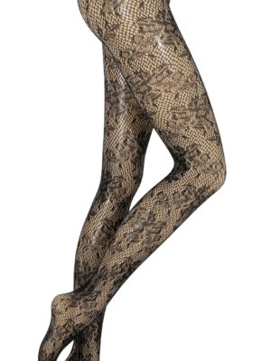 Hlačne nogavice z vzorcem Fantasy Lurex 98