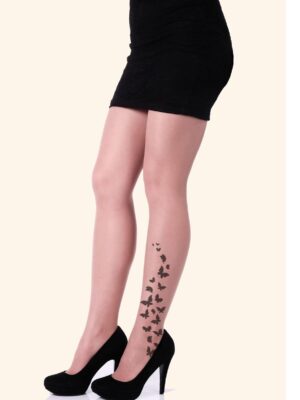 Hlačne nogavice s Tatujem 20 den, (1214)