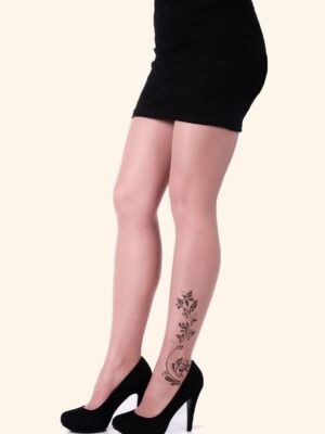 Hlačne nogavice Tattoo 20 den, (1200)