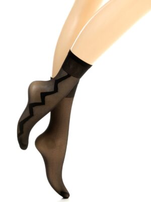 Kratke nogavičke z vzorcem 20 den Fantasy 283