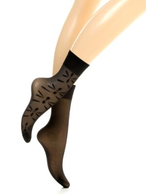 Kratke nogavičke z vzorcem 20 den Fantasy 285