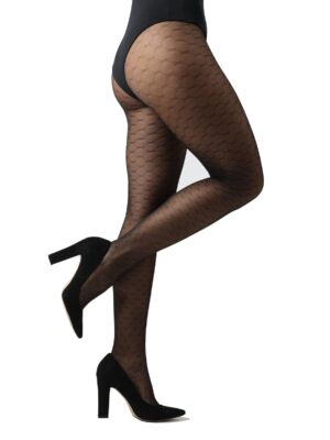 Hlačne nogavice z vzorcem 40 den - Fantasy  479